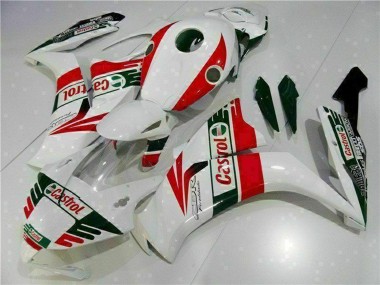 2012-2016 Honda CBR1000RR Motorcycle Fairing - White Red Green Castrol Canada for Sale