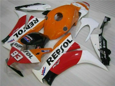 2012-2016 Honda CBR1000RR Motorcycle Fairing - White Orange Red Glossy Black HRC Repsol 93 Canada for Sale
