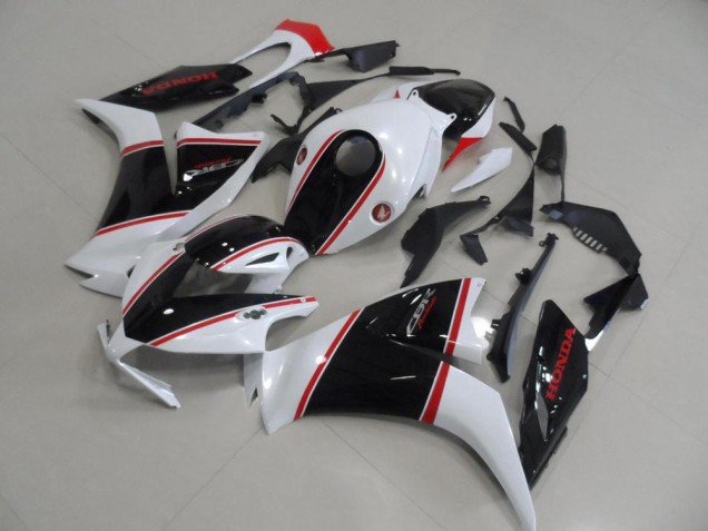 2012-2016 Honda CBR1000RR Motorcycle Fairing - White Red Glossy Black Stripe Canada for Sale