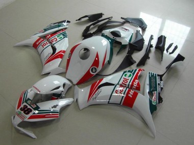 2012-2016 Honda CBR1000RR Motorcycle Fairings - White Red Green Castrol 38 Canada for Sale