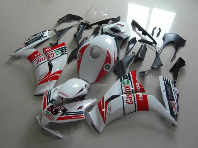 2012-2016 Honda CBR1000RR Motorcycle Fairings - White Red Green Castrol Canada for Sale