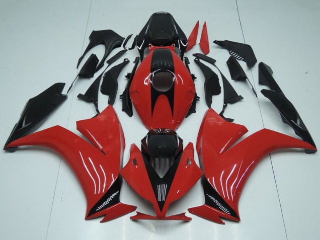 2012-2016 Honda CBR1000RR Motorcycle Fairings - Red Black with No Decals Canada for Sale