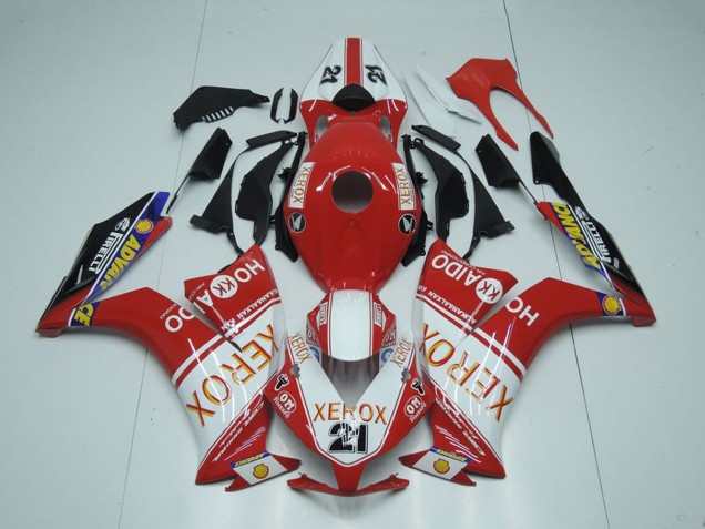 2012-2016 Honda CBR1000RR Motorcycle Fairings - White Red Glossy Black Xerox 21 Canada for Sale