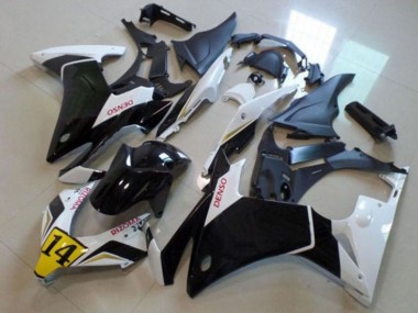 2013-2015 Honda CBR500R Motorcycle Fairings - White Yellow Glossy Black DENSO Canada for Sale