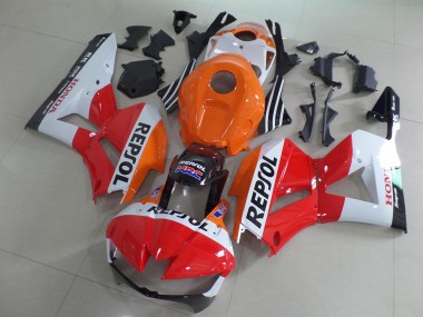 2013-2023 Honda CBR600RR Motorcycle Fairing Kits - Orange White Red Glossy Black Repsol Canada for Sale