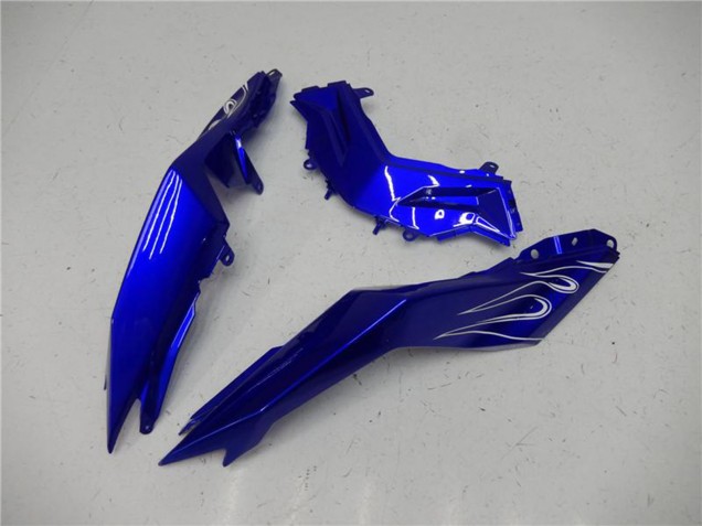 2013-2024 Kawasaki Ninja 300 EX300R Motorcycle Fairings - Blue Black White Flame Canada for Sale
