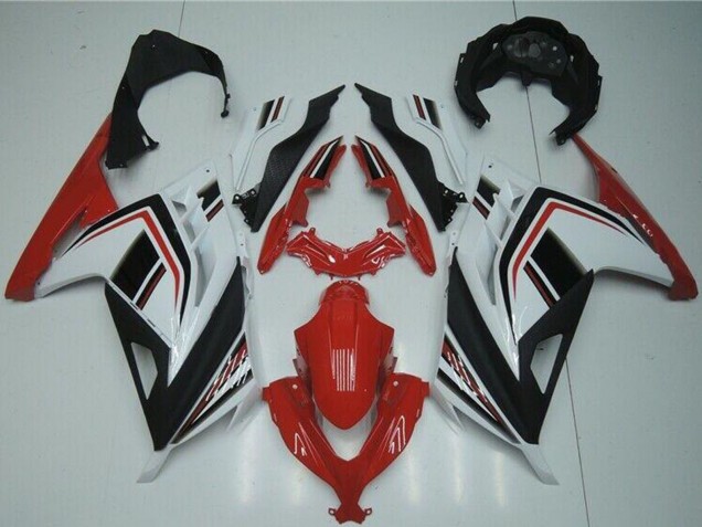 2013-2024 Kawasaki Ninja 300 EX300R Motorcycle Fairings - White Red Black Canada for Sale