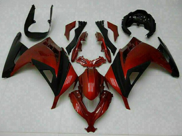 2013-2024 Kawasaki Ninja 300 EX300R Motorcycle Fairings - Red Black Canada for Sale