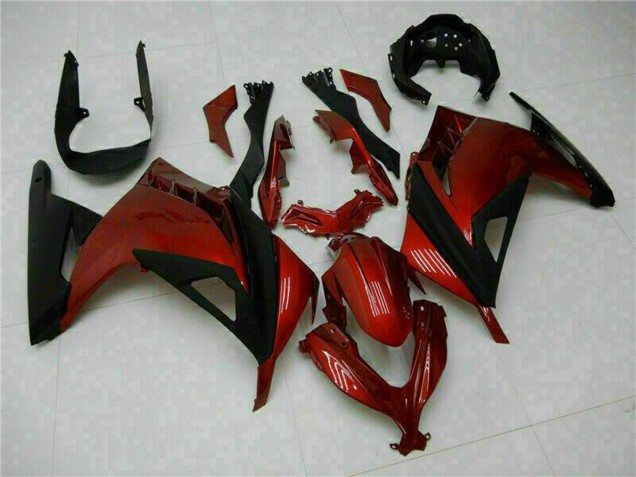 2013-2024 Kawasaki Ninja 300 EX300R Motorcycle Fairings - Red Black Canada for Sale