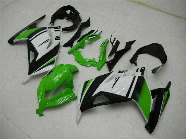 2013-2024 Kawasaki Ninja 300 EX300R Motorcycle Fairings - White Green Black Canada for Sale