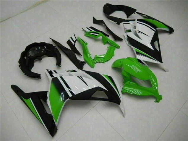 2013-2024 Kawasaki Ninja 300 EX300R Motorcycle Fairings - White Green Black Canada for Sale