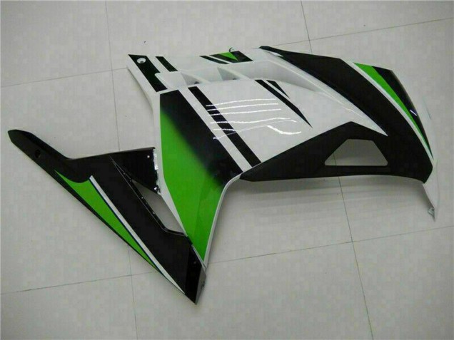 2013-2024 Kawasaki Ninja 300 EX300R Motorcycle Fairings - White Green Black Canada for Sale