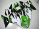 2013-2018 Kawasaki ZX6R Motorcycle Fairings - Green White Glossy Black Canada for Sale