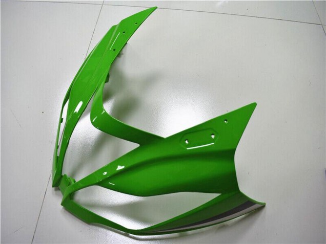 2013-2018 Kawasaki ZX6R Motorcycle Fairings - Green White Glossy Black Canada for Sale