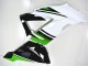 2013-2018 Kawasaki ZX6R Motorcycle Fairings - Green White Glossy Black Canada for Sale
