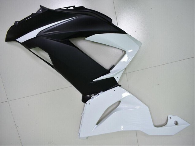 2013-2018 Kawasaki ZX6R Abs Fairings - White Matte Black Canada for Sale