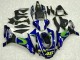 2015-2019 Yamaha YZF R1 Motorcycle Fairings - Blue Silver Black Green MoviStar Canada for Sale
