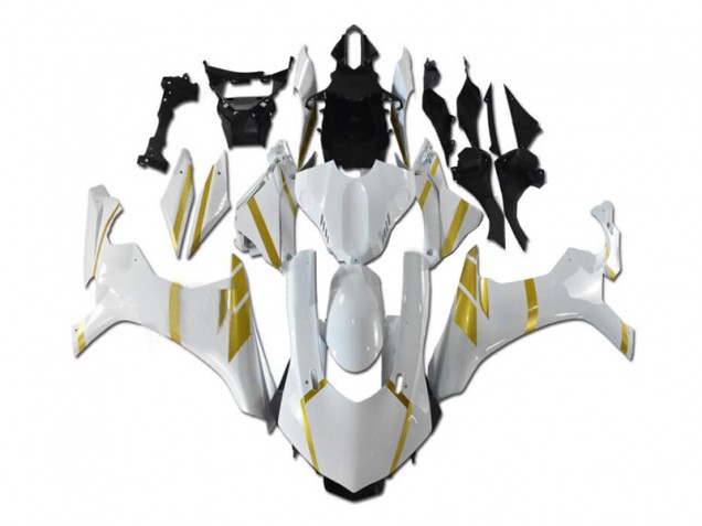 2015-2019 Yamaha YZF R1 Motorcycle Fairings - White Gold Canada for Sale