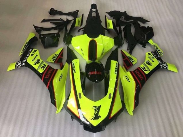 2015-2019 Yamaha YZF R1 Motorcycle Fairings - Yellow Red Black Motul YSP Canada for Sale