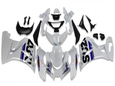 2017-2024 Suzuki GSXR 1000 Motorcycle Fairings - White Blue Black Canada for Sale