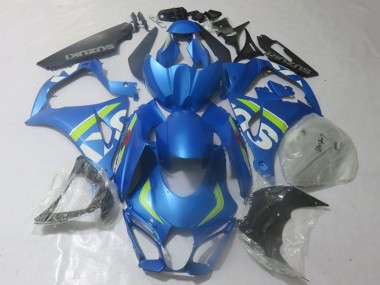 2017-2024 Suzuki GSXR 1000 Motorcycle Fairings - Blue Lime Green White Canada for Sale