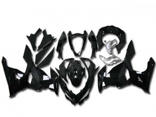 2018-2024 Kawasaki EX400 Motorcycle Fairings - Glossy Black Canada for Sale