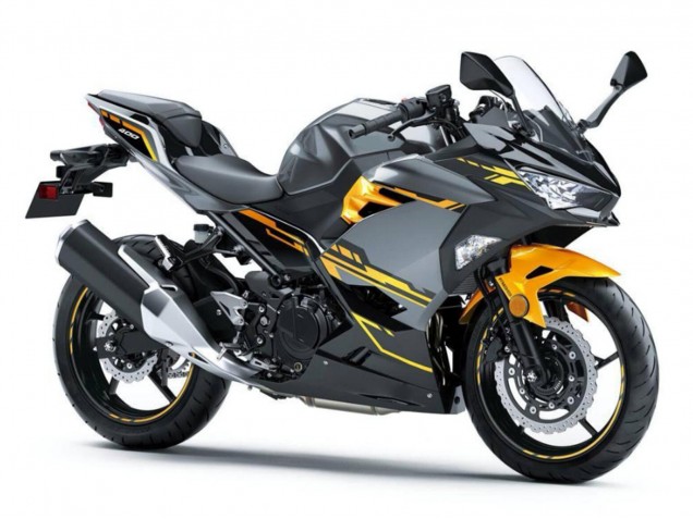 2018-2024 Kawasaki EX400 Motorcycle Fairings - Black Grey Orange Canada for Sale