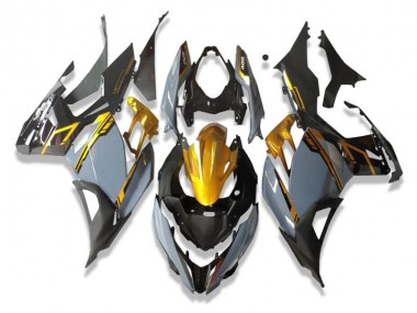 2018-2024 Kawasaki EX400 Motorcycle Fairings - Gold Nardo Grey Black Canada for Sale