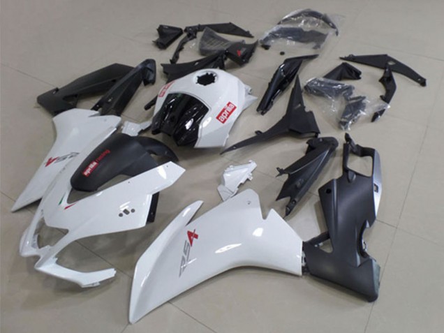 2012-2018 Aprilia RS4 50 125 Motorcycle Fairings - White Matte Black Canada for Sale