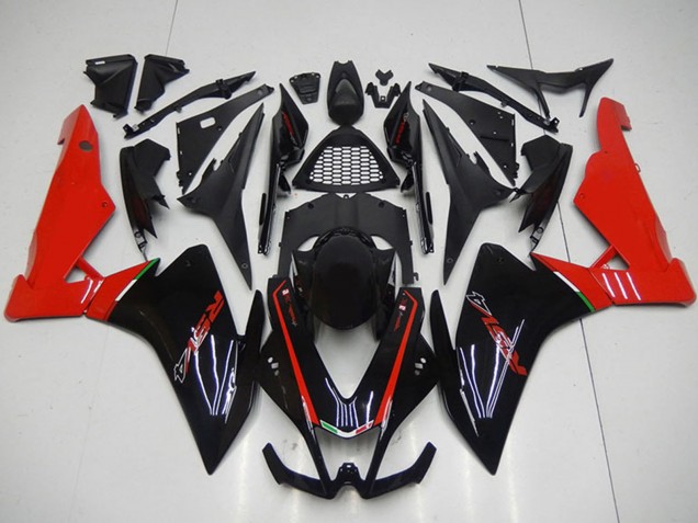 2009-2015 Aprilia RSV4 1000 Motorcycle Fairings - Black Red Canada for Sale