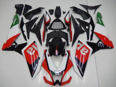 2009-2015 Aprilia RSV4 1000 Motorcycle Fairings - Black Red White Canada for Sale