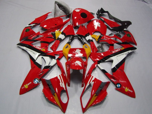 2009-2014 BMW S1000RR Motorcycle Fairings - Red White Black Canada for Sale