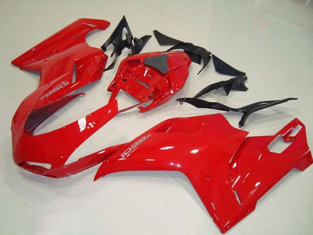 2007-2014 Ducati 1098 Motorcycle Fairing Kits - Red Canada for Sale