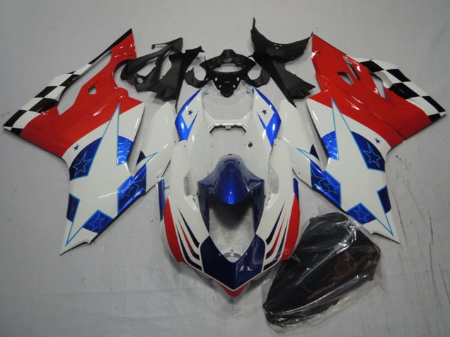 2011-2014 Ducati 1199 Motorcycle Fairings - White Blue Red Black Canada for Sale