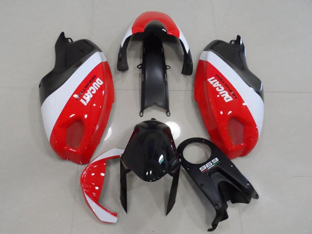 2008-2012 Ducati Monster 696 Motorcycle Fairings - White Red Black Monster Canada for Sale