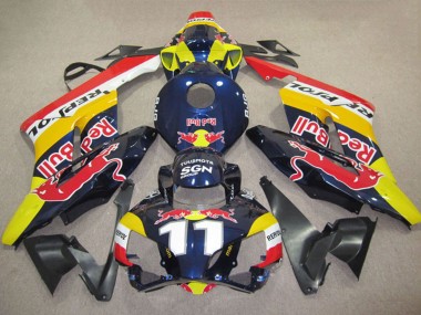 2004-2005 Honda CBR1000RR Motorcycle Fairings - Yellow Blue White Red Bull Repsol 11 Canada for Sale