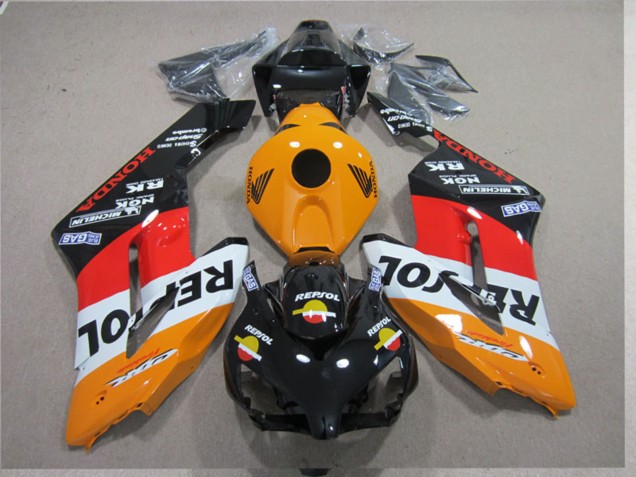 2004-2005 Honda CBR1000RR Motorcycle Fairings Kits - Orange White Red Glossy Black Repsol Canada for Sale