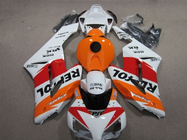 2004-2005 Honda CBR1000RR Motorcycle Fairings - White Orange Red Black Repsol Canada for Sale