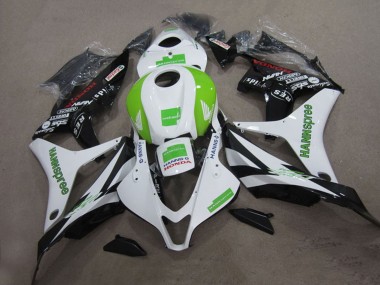 2004-2005 Honda CBR1000RR Motorcycle Fairings - White Green Glossy Black Hannspree Canada for Sale