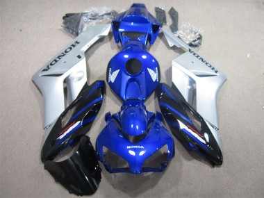 2004-2005 Honda CBR1000RR Motorcycle Fairing - Silver Blue Glossy Black Canada for Sale