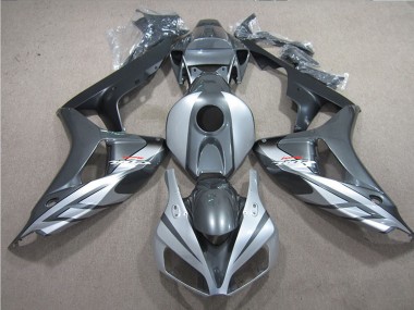 2006-2007 Honda CBR1000RR Motorcycle Fairings - Silver Grey Matte Black Fireblade Canada for Sale