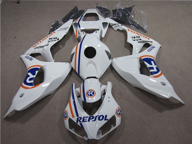 2006-2007 Honda CBR1000RR Motorcycle Fairings - White Blue Repsol Canada for Sale