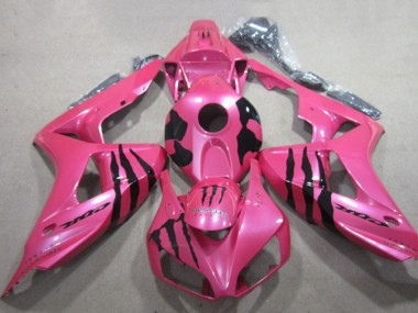 2006-2007 Honda CBR1000RR Motorcycle Fairings - Pink Black Monster Canada for Sale