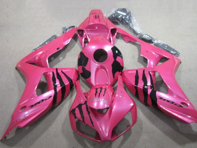2006-2007 Honda CBR1000RR Motorcycle Fairings - Pink Black Monster Canada for Sale
