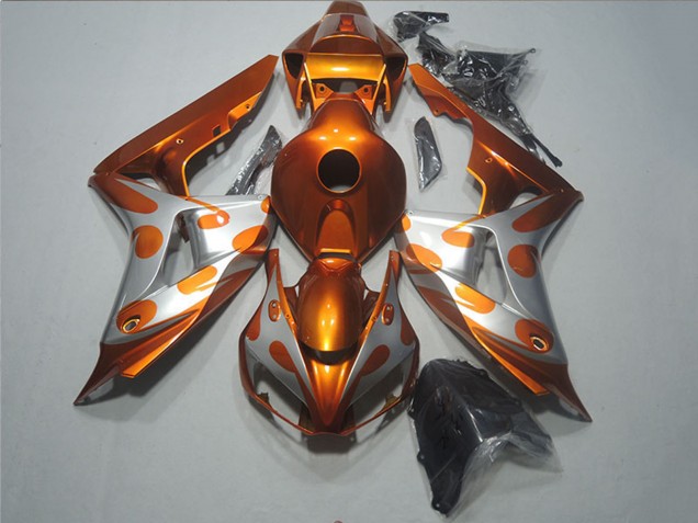 2006-2007 Honda CBR1000RR Motorcycle Fairings - Silver Dark Gold Canada for Sale