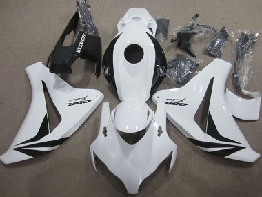 2008-2011 Honda CBR1000RR Motorcycle Fairings - White Glossy Black Fireblade Canada for Sale
