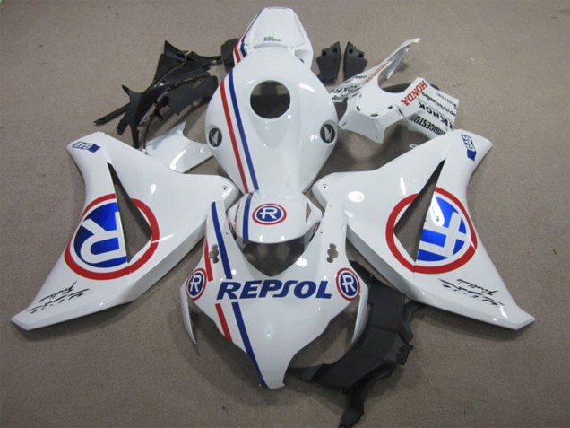 2008-2011 Honda CBR1000RR Motorcycle Fairings - White Red Blue Repsol Canada for Sale