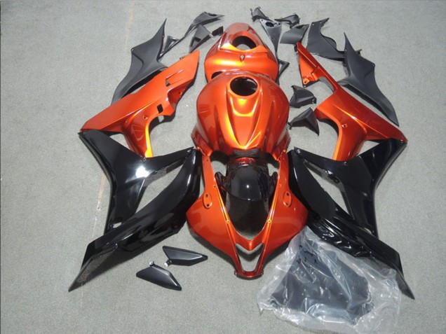 2008-2011 Honda CBR1000RR Motorcycle Fairing - Orange Glossy Black Canada for Sale
