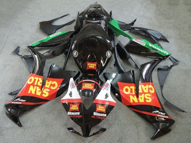 2012-2016 Honda CBR1000RR Motorcycle Fairings - Red Green Yellow Glossy Black San Carlo Canada for Sale