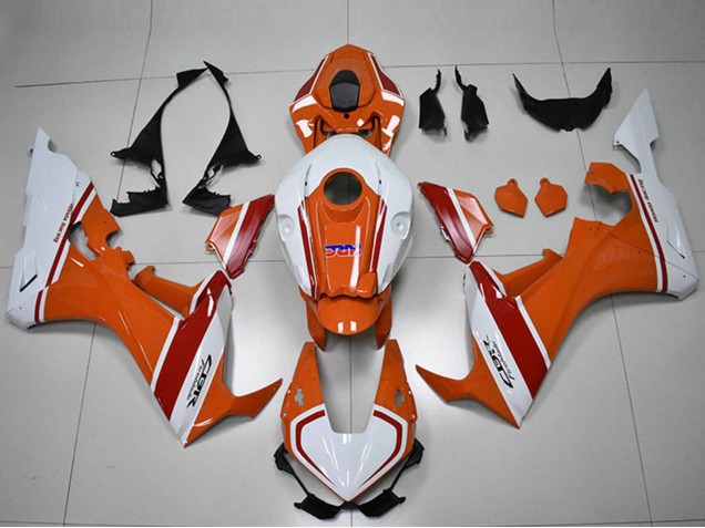 2017-2023 Honda CBR1000RR Motorcycle Fairings - White Orange Red HRC Canada for Sale